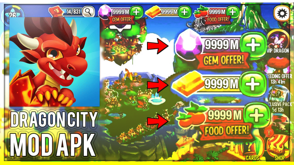 Download Dragon City Mod Apk Terbaru 2022