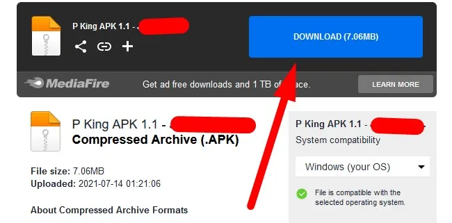 Download P King FF Apk Versi Terbaru 2022