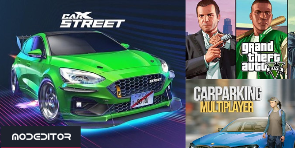 Cara Download Game Mod Combo Apk GTA 5, Car Parking & Carx Street Gratis via Mod Editor Apk - Modeditor com