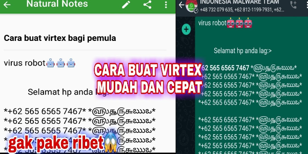 Link Download Virtex WA Ganas Copy Paste & Termux Asli 2022