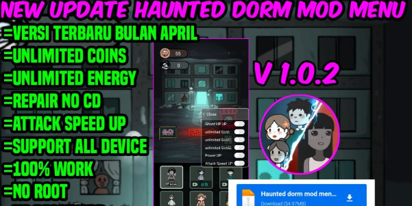Haunted Dorm Mod Apk Download New Update Unlimited Money