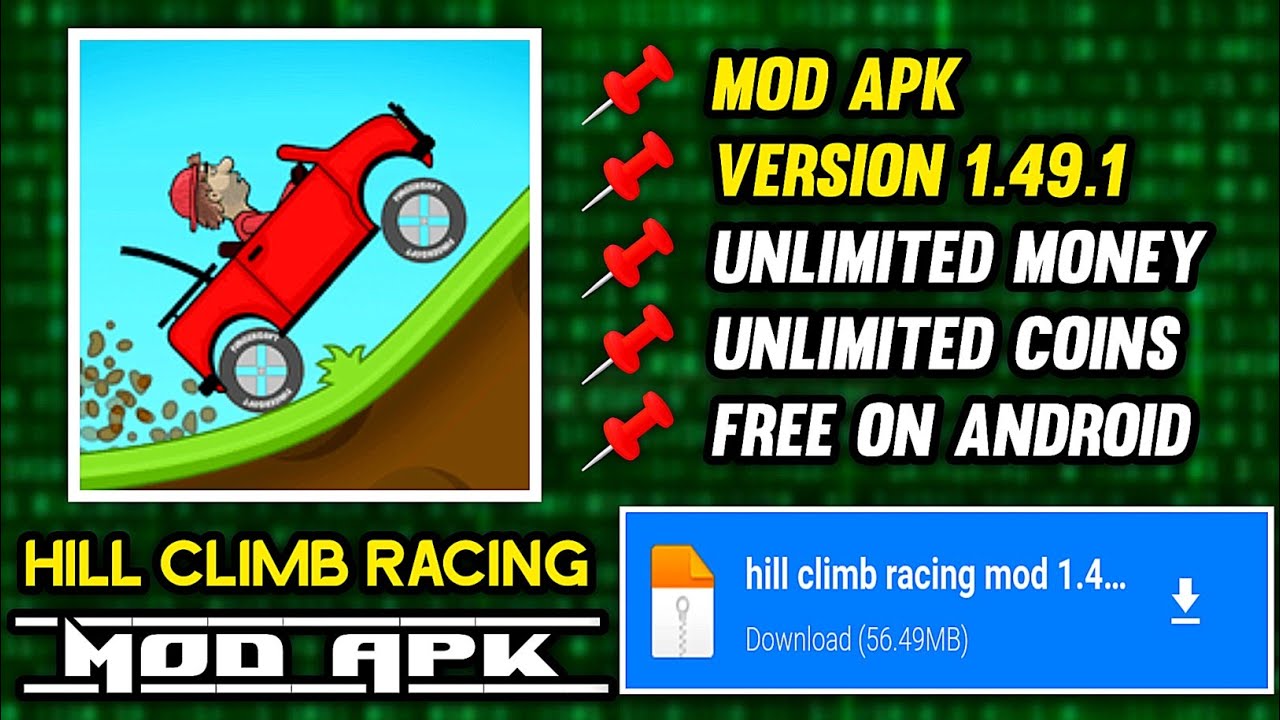Download Hill Climb Racing Mod Apk Unlimited Money