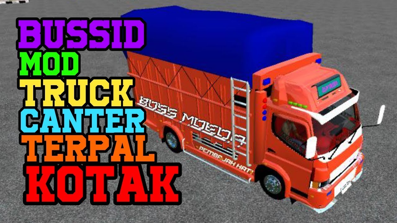 Mod Bussid Truck Canter Terpal Kotak