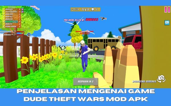 Penjelasan Mengenai Game Dude Theft Wars Mod Apk